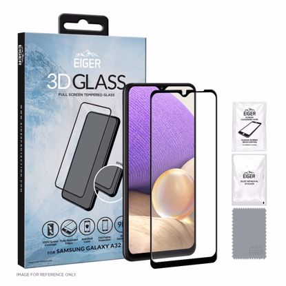 Picture of Eiger Eiger GLASS 3D Full Screen Protector for Samsung Galaxy A32 4G
