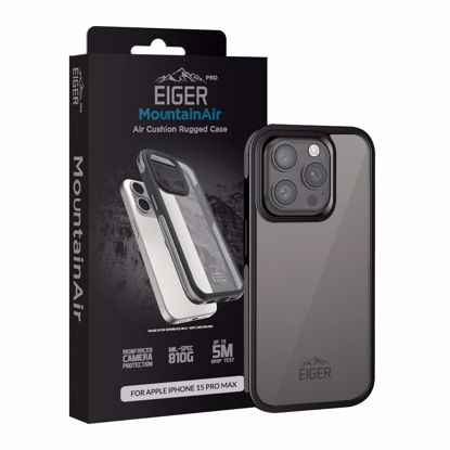 Picture of Eiger Eiger Pro MountainAir Case for Apple iPhone 15 Pro Max in Black
