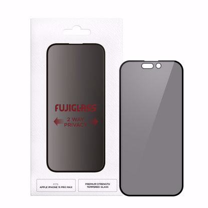 Picture of Fujiglass Fujiglass Screen Protector Privacy Full Screen for iPhone 15 Pro Max