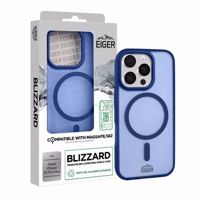 Picture of Eiger Eiger GRS Blizzard Magsafe Case for Apple iPhone 16 Pro Max in Navy